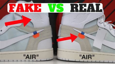 air jordan off white red shoes real vs fake|real air jordan shoes.